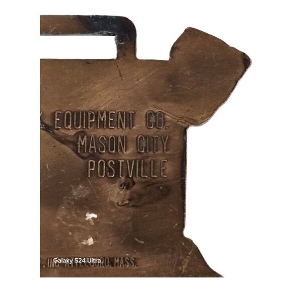 CAT Caterpillar Watch Fob Tractor Loader Copper Gibbs-Cook Des Moines Iowa - Picture 9 of 9